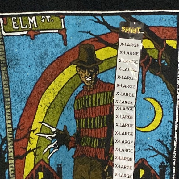 NWT Nightmare On Elm Street The Dreamer Black Graphic T-Shirt size XLT TALL - Picture 8 of 9